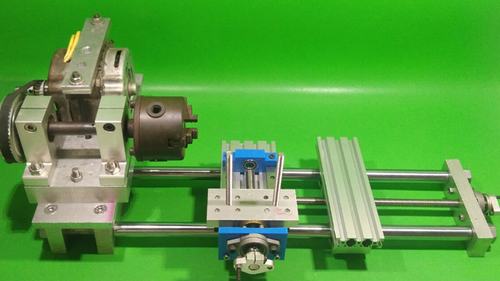 DIY Lathe CNC Machine Homemade Axis Linear Rail Slide Motion