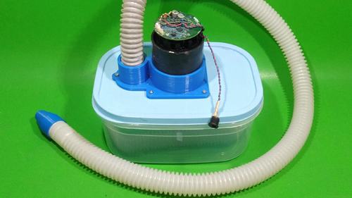 DIY Dust Vacuum BLDC Motor Plastic Box Homemade