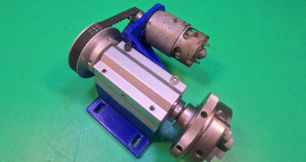 DIY Lathe Spindle Chuck Homemade CNC 3D Printer Arduino Milling Machine