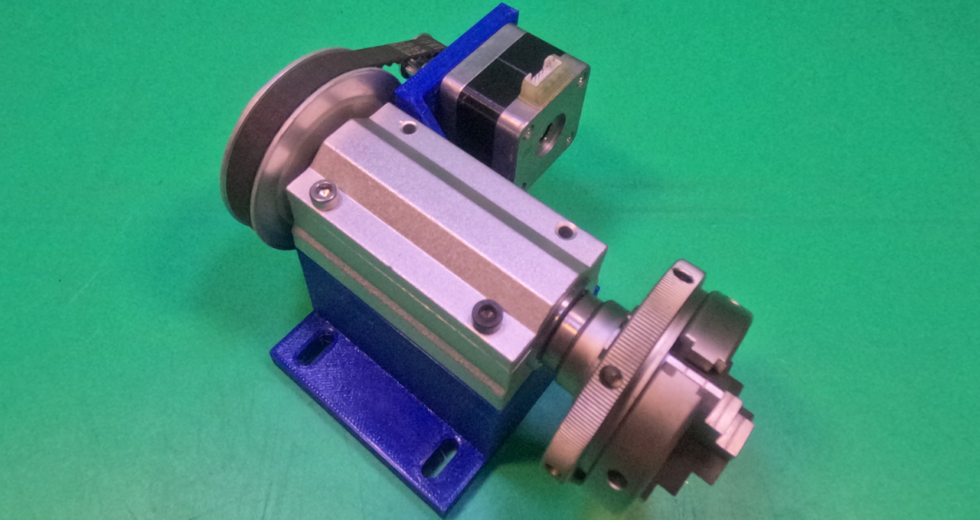 DIY Rotary 4th Axis Homemade CNC 3D Printer Arduino Milling Machine