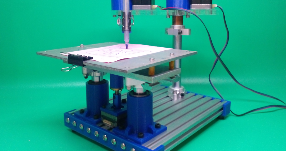 DIY Z Slide Axis Homemade Scara Robot Arm Plotter Draw 3D Printer L