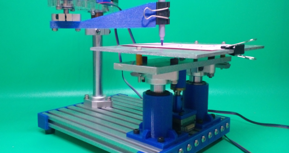 DIY Z Axis Slide Homemade Scara Robot Arm Plotter Draw 3D Printer H