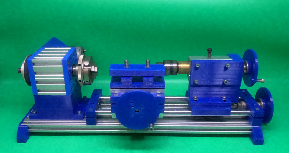 DIY Tailstock Spindle Lathe Chuck Homemade DIY 3D Printer