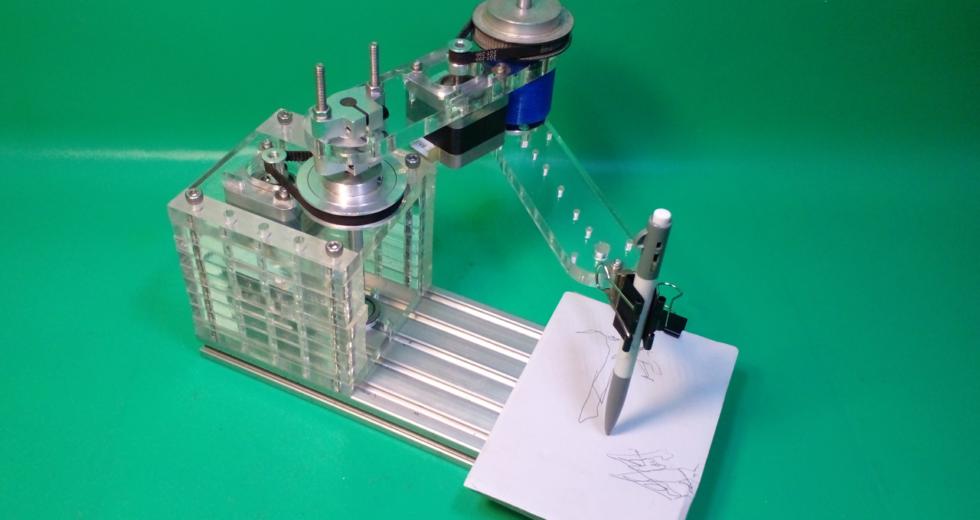 DIY Scara Robot Homemade Arm Robotic Acrylic 3D Printer CNC