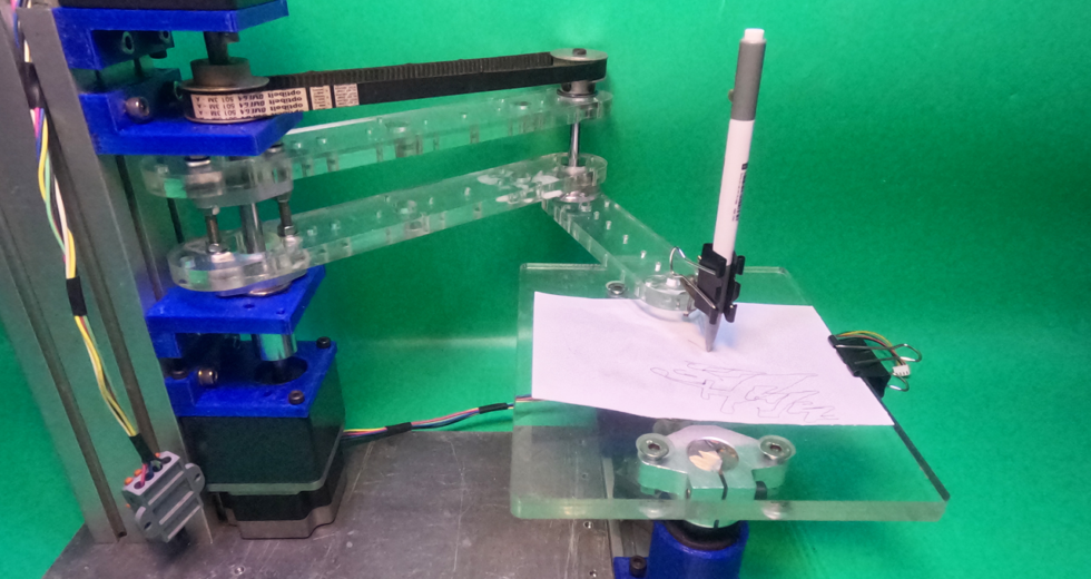 Homemade Scara Robot Arm DIY Acrylic CNC 3D Printer