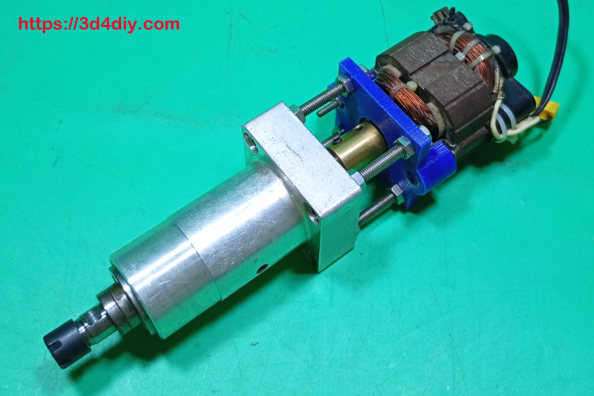 Spindle CNC Milling DIY ER11 BLDC 775 Motor Homemade