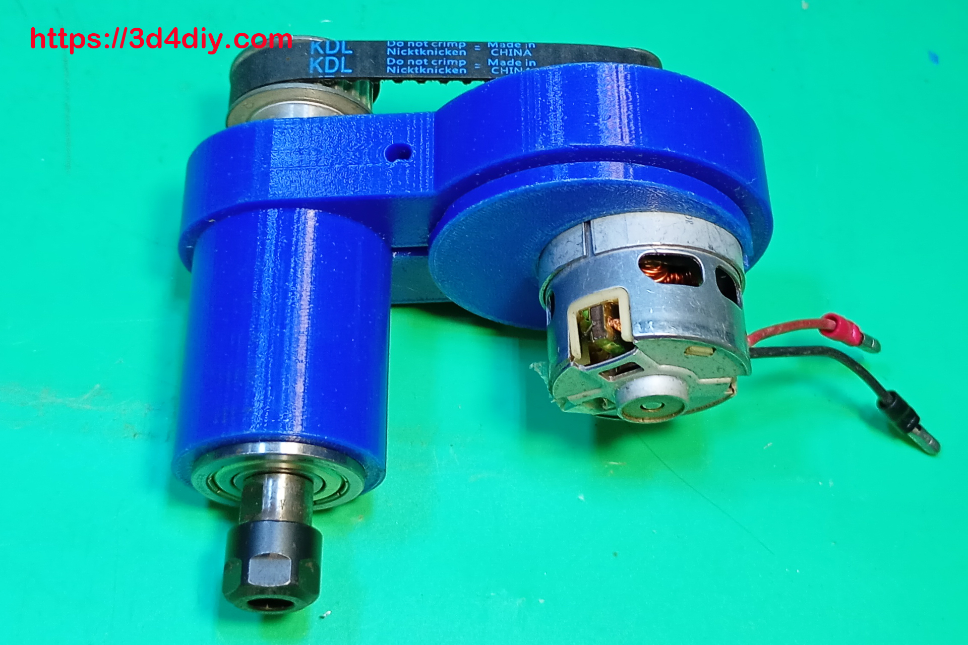 Spindle CNC Milling DIY ER11 BLDC 775 Motor Homemade