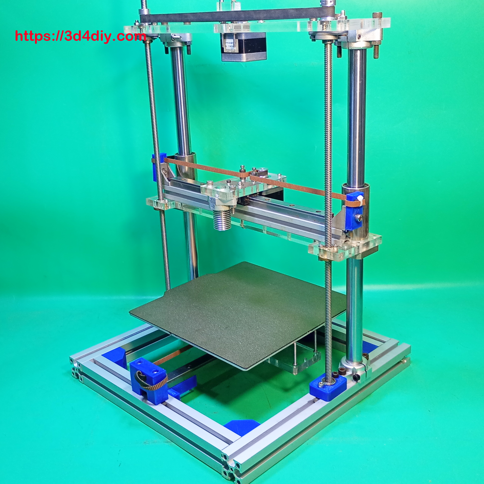 Acrylic 3D Printer DIY Cartesian Axis Slide Homemade