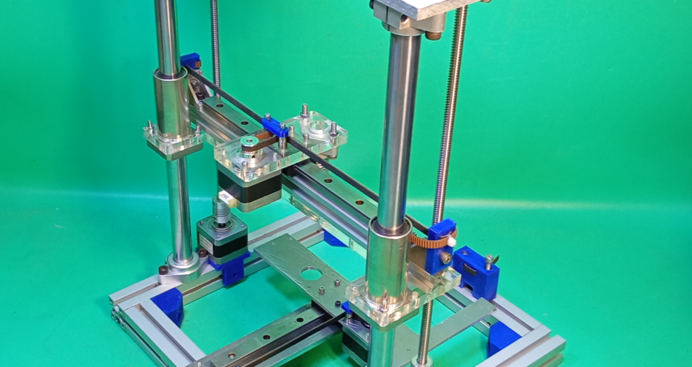 DIY 3D Printer Cartesian Acrylic CNC Axis Slide Homemade