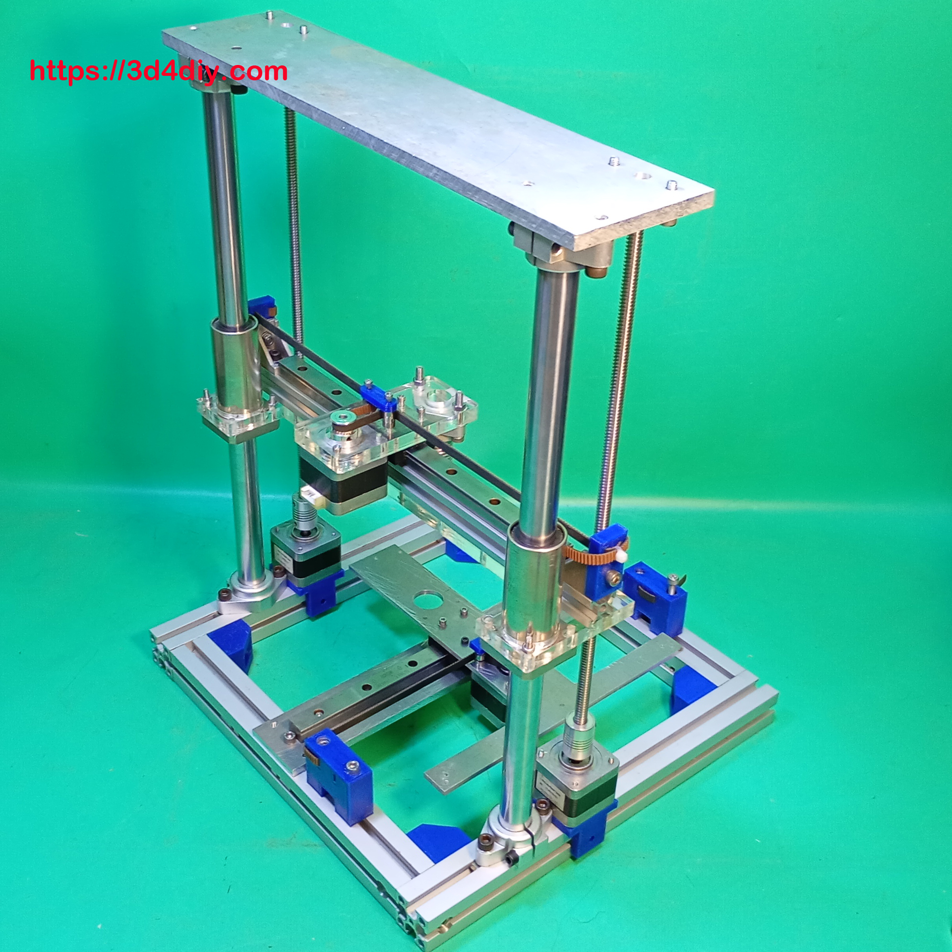 DIY 3D Printer Cartesian Acrylic CNC Axis Slide Homemade