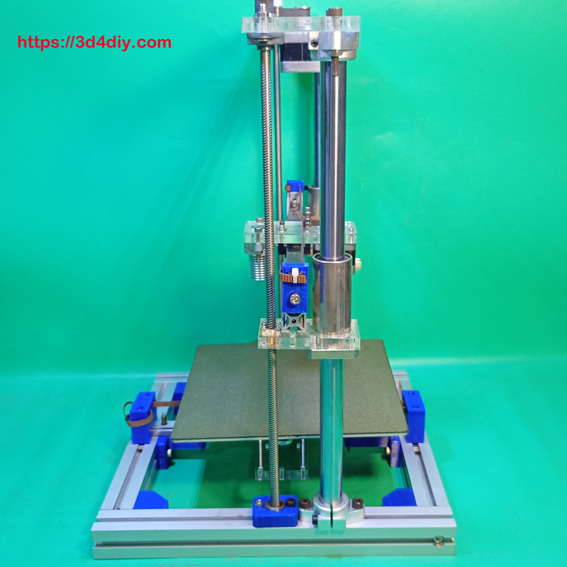 Acrylic 3D Printer DIY Cartesian Axis Slide Homemade