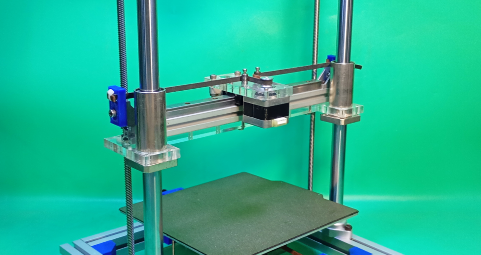 Acrylic 3D Printer DIY Cartesian Axis Slide Homemade