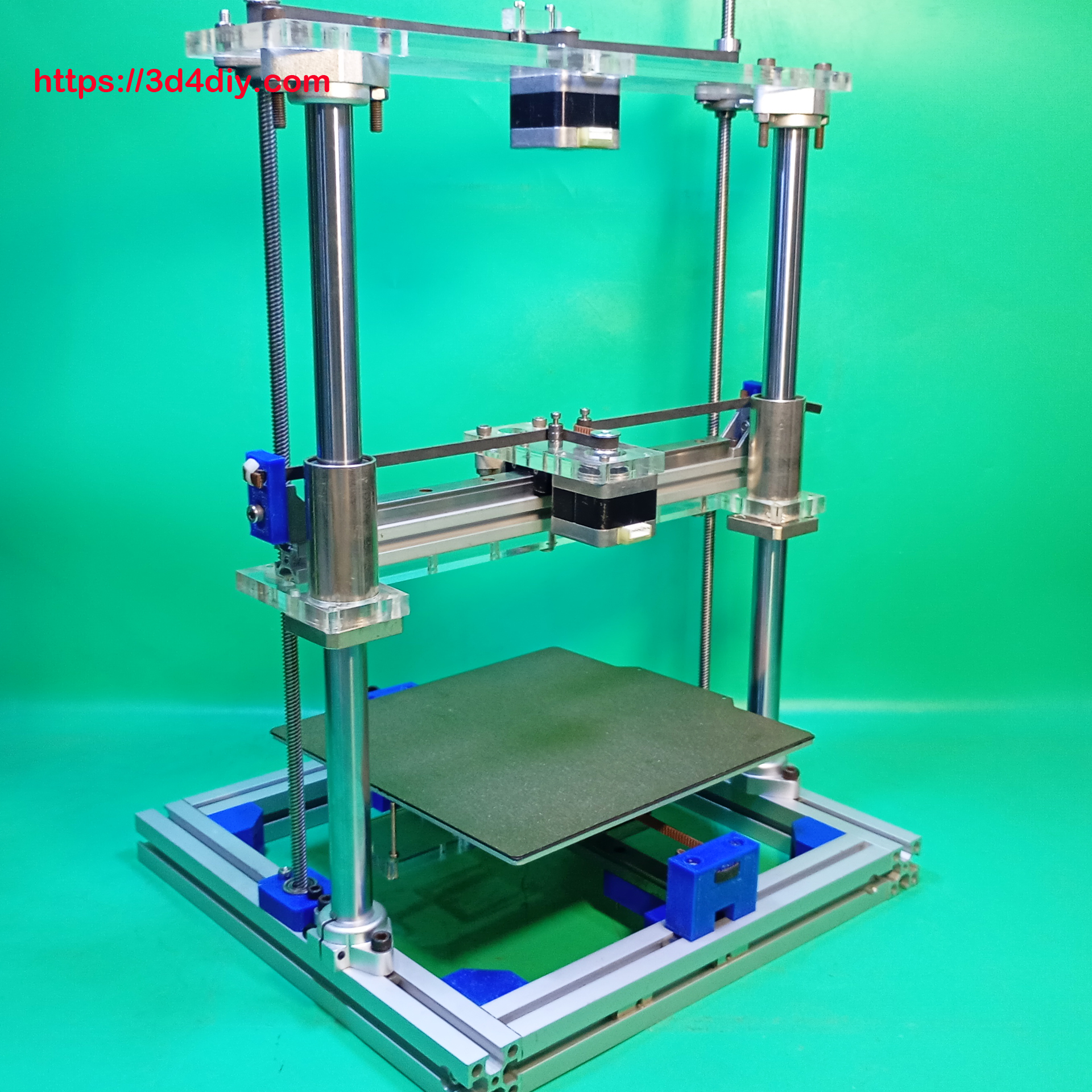 Acrylic 3D Printer DIY Cartesian Axis Slide Homemade