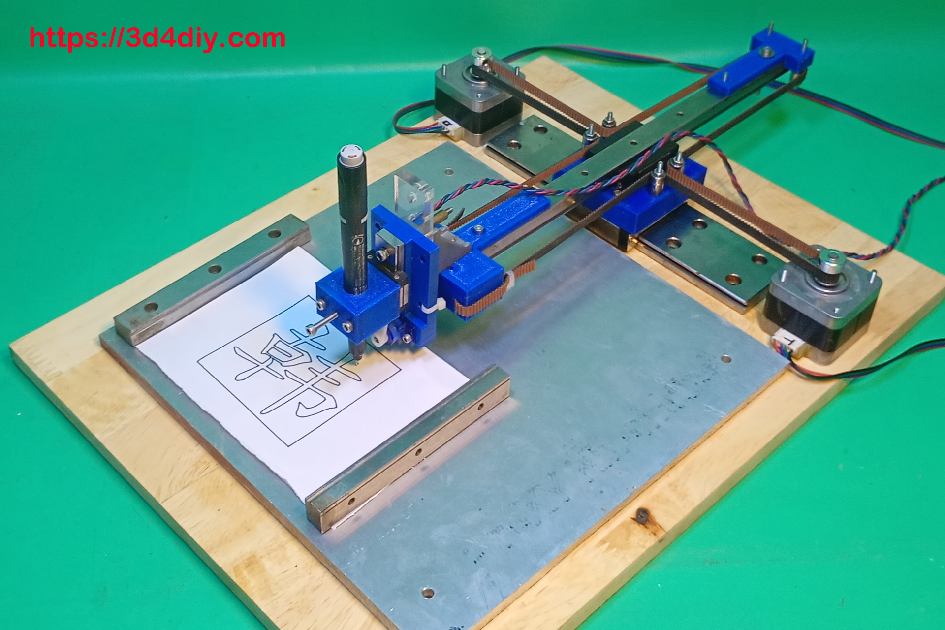 CoreXY Pen Plotter Axidraw 3D Printer DIY Arduino CNC Homemade