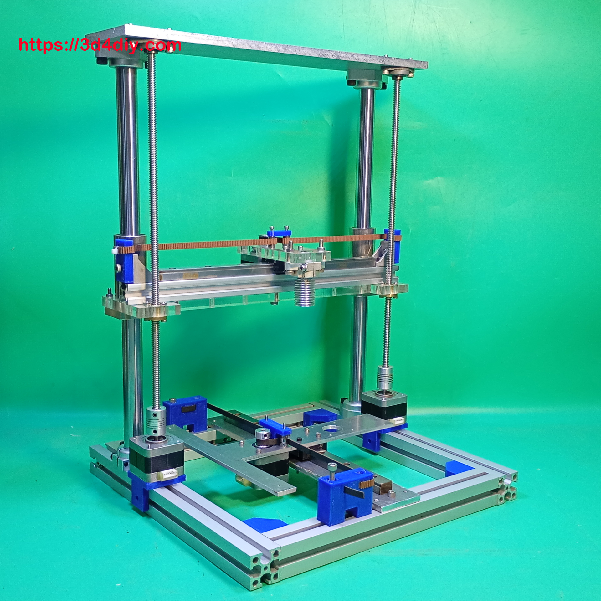 DIY 3D Printer Cartesian Acrylic CNC Axis Slide Homemade