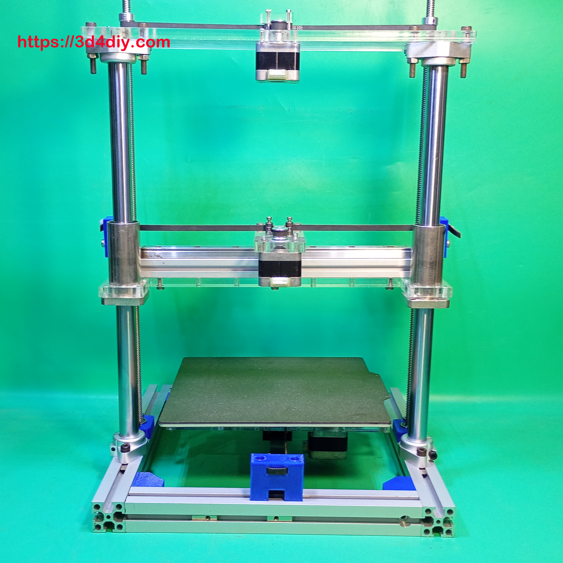 Acrylic 3D Printer DIY Cartesian Axis Slide Homemade