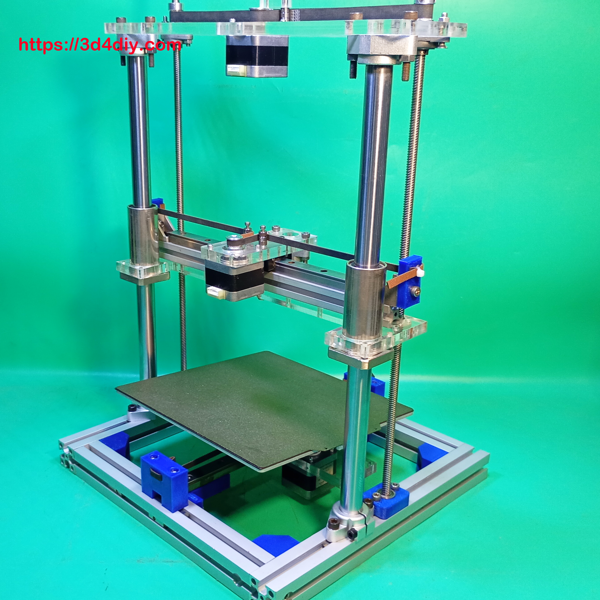 Acrylic 3D Printer DIY Cartesian Axis Slide Homemade