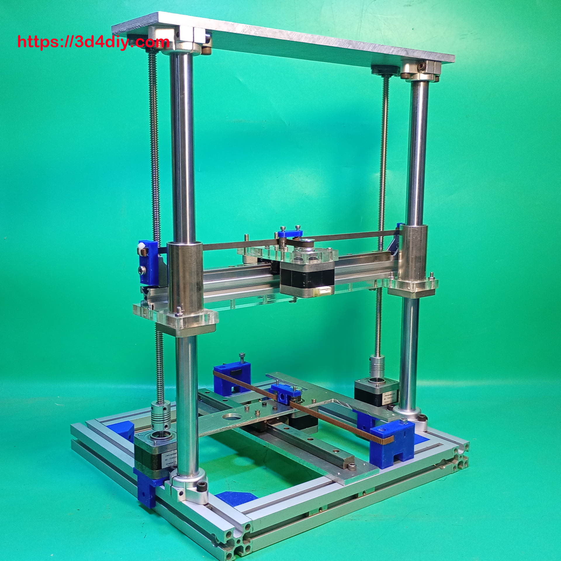 DIY 3D Printer Cartesian Acrylic CNC Axis Slide Homemade