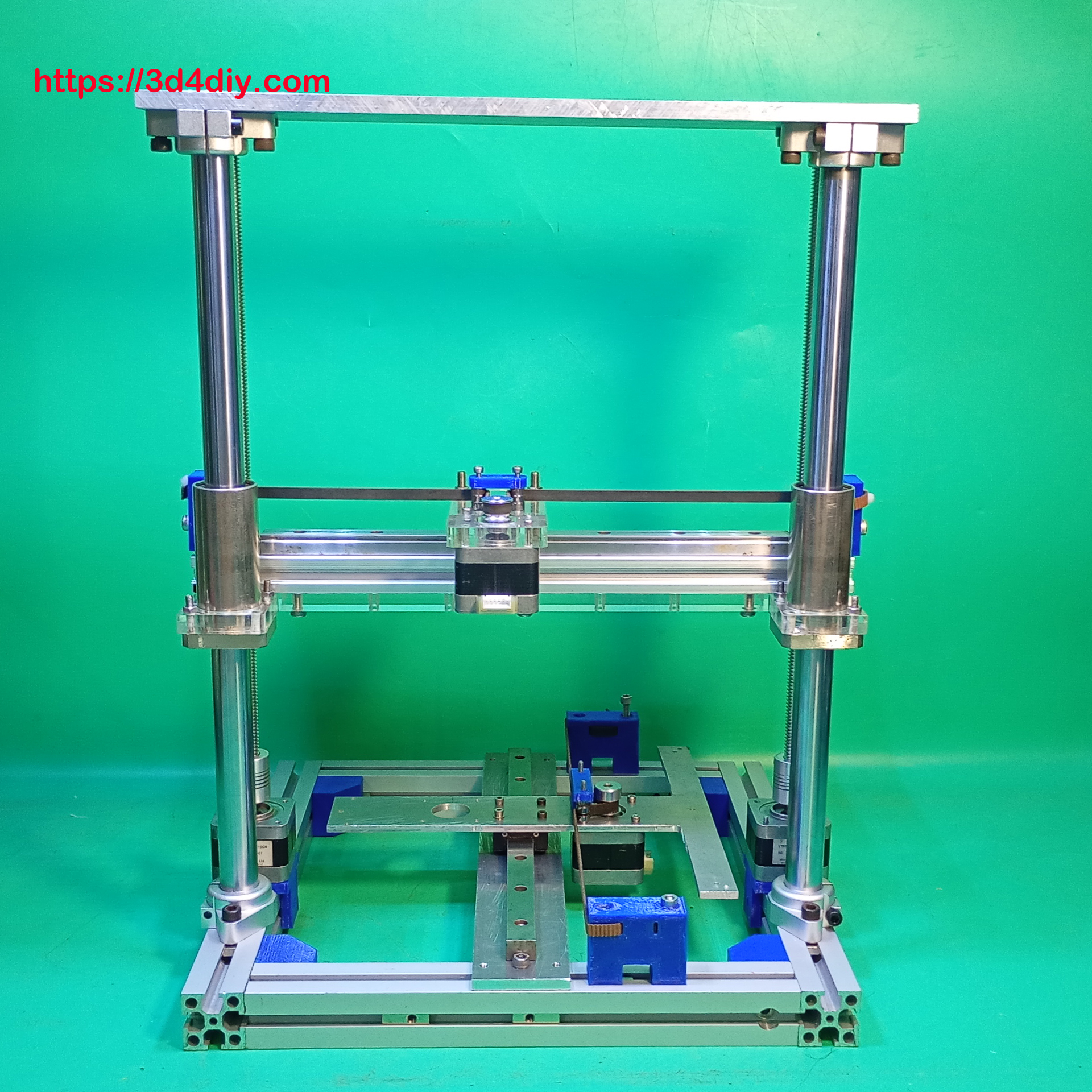 DIY 3D Printer Cartesian Acrylic CNC Axis Slide Homemade