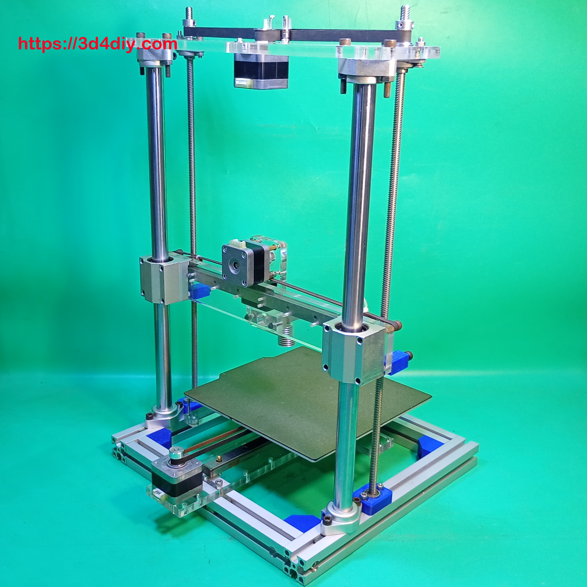 Acrylic Cartesian 3D Printer DIY Base XZ Axis Slide Homemade