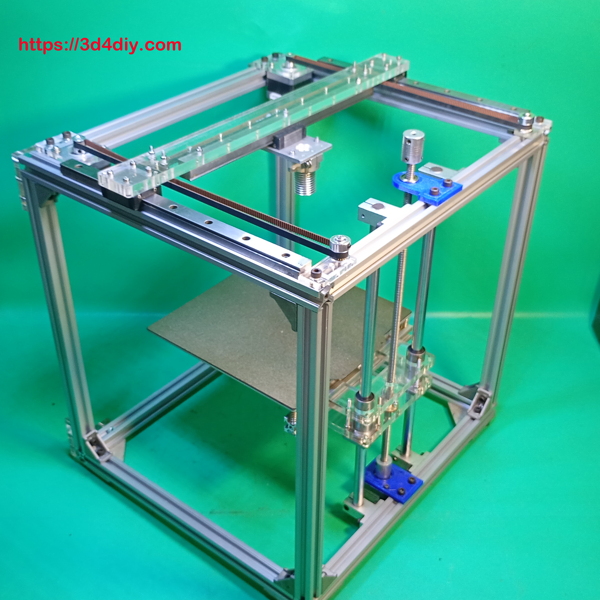 CoreXY Acrylic DIY 3D Printer Aluminium CNC Slide Homemade