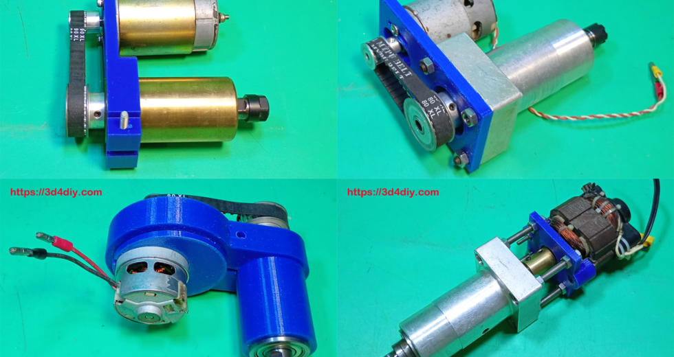 Spindle CNC Milling DIY ER11 BLDC 775 Motor Homemade