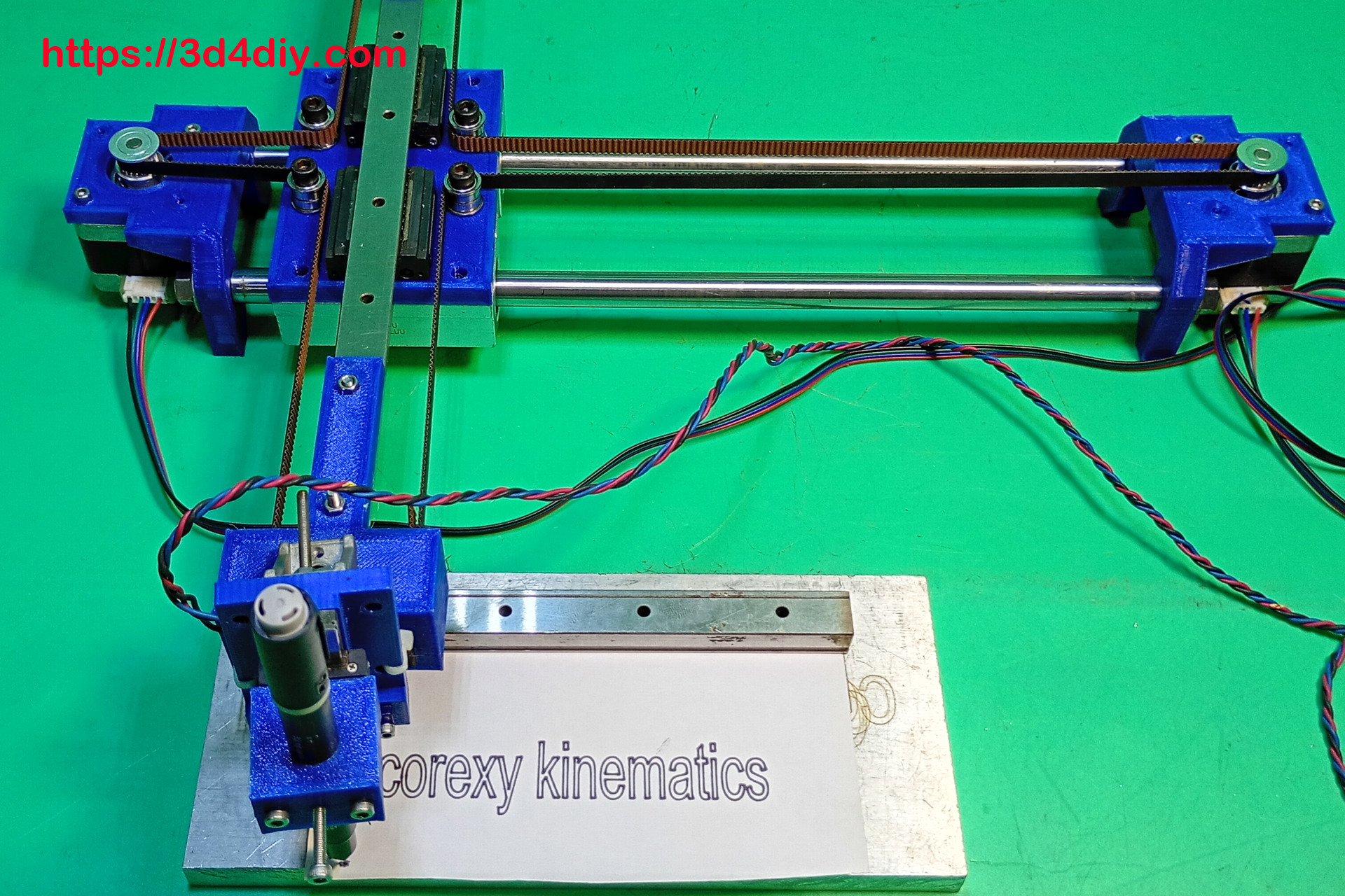 CoreXY Plotter Draw Axidraw 3D Printer DIY Arduino CNC Homemade