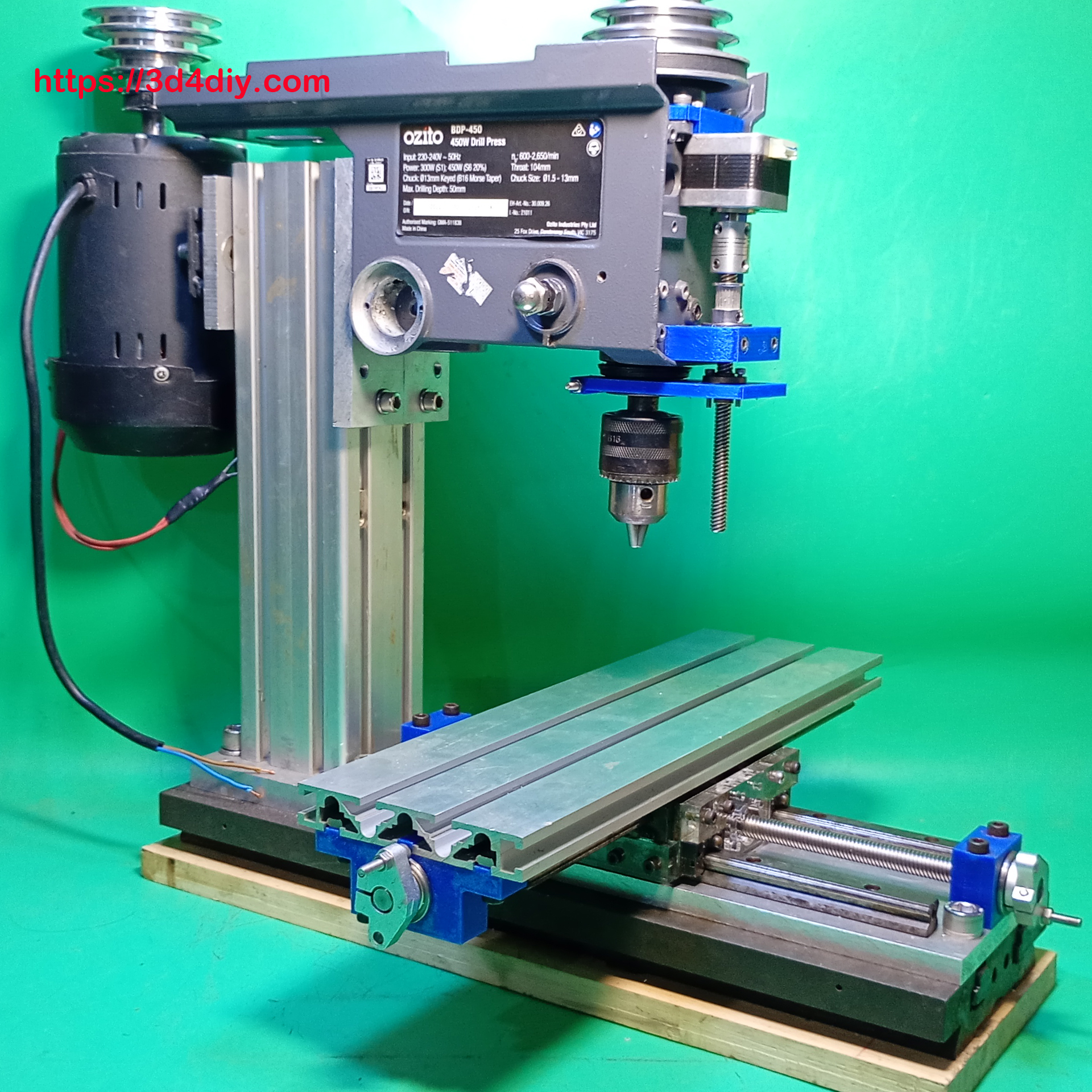 DIY Milling CNC Machine Extend Workbench Bench Drills