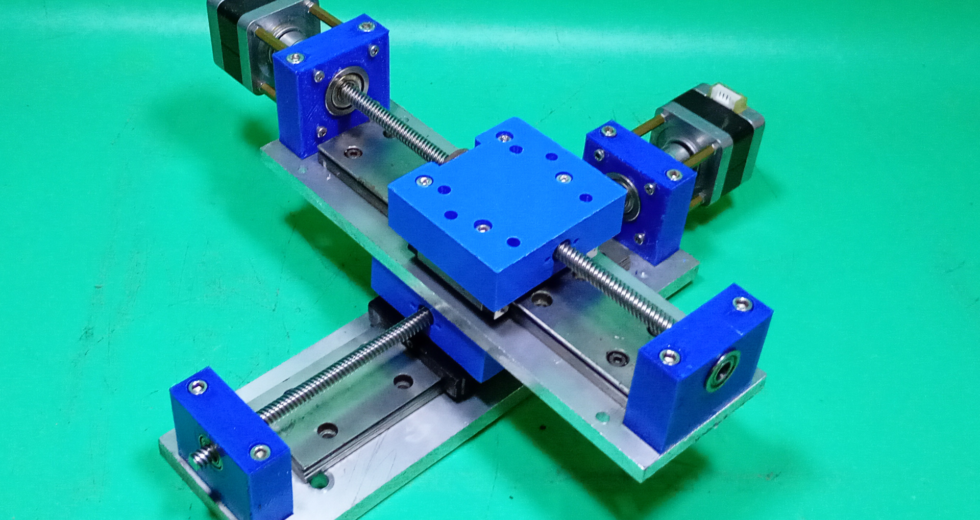 Homemade XY Axis Slider Motion DIY Milling CNC Machine Homemade