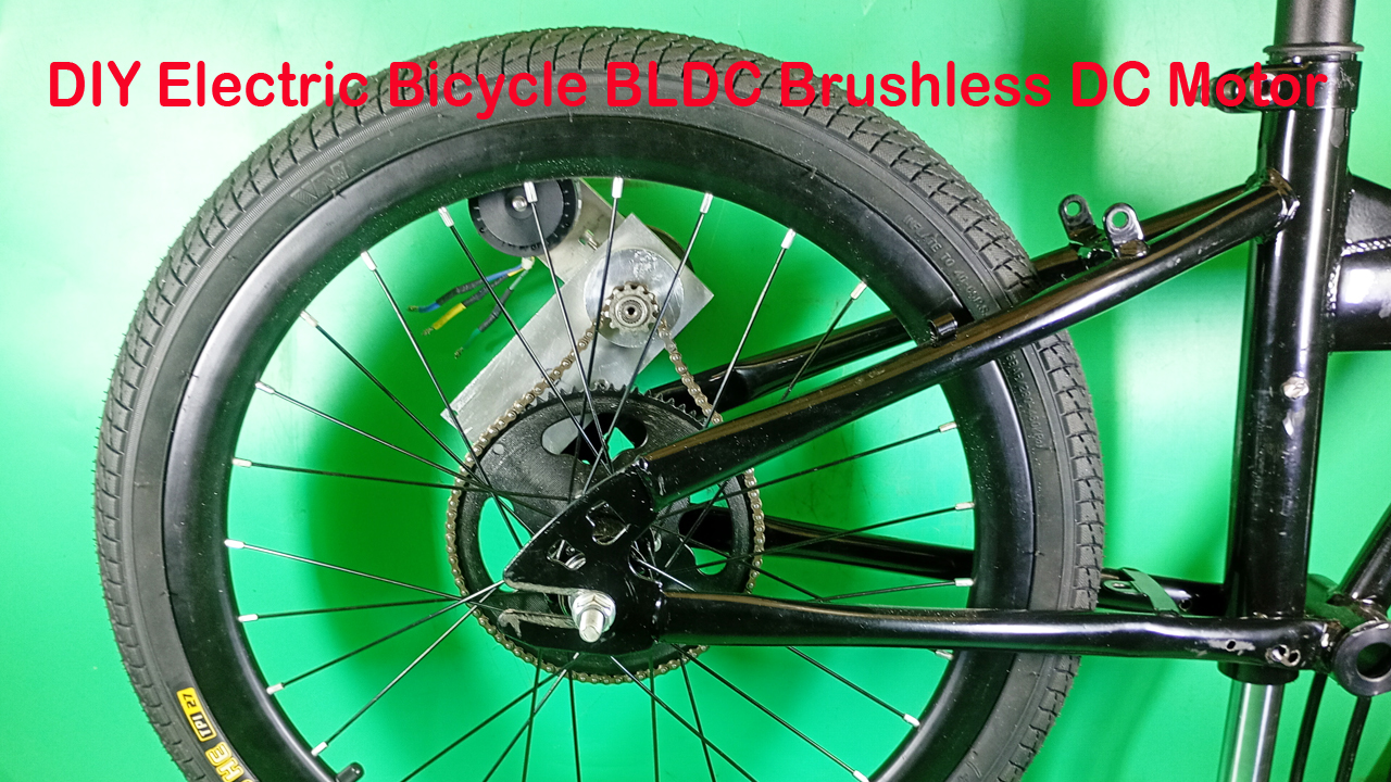 Homemade Electric Bicycle BLDC Brushless DC Motor DIY E-Bike
