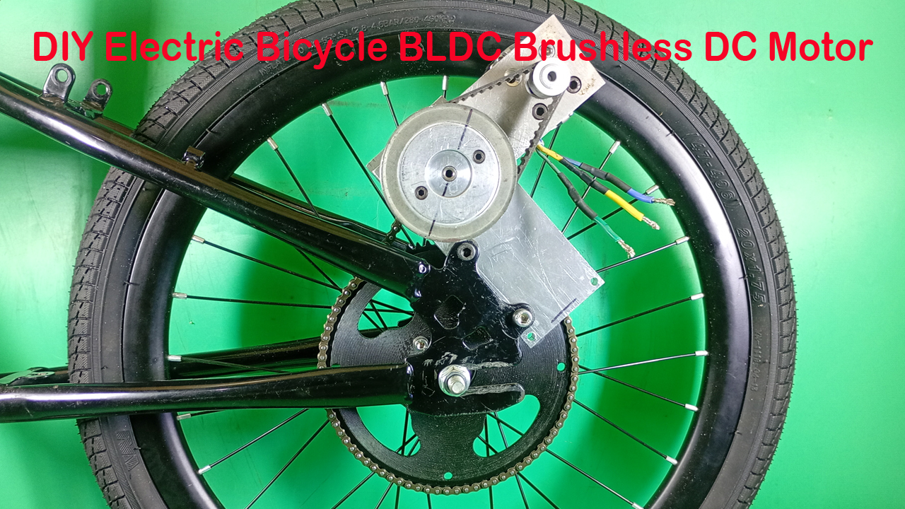 Homemade Electric Bicycle BLDC Brushless DC Motor DIY E-Bike