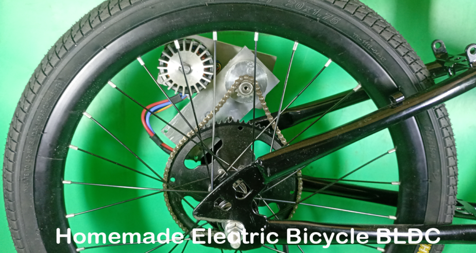 Homemade Electric Bicycle BLDC Brushless DC Motor DIY Motorbike