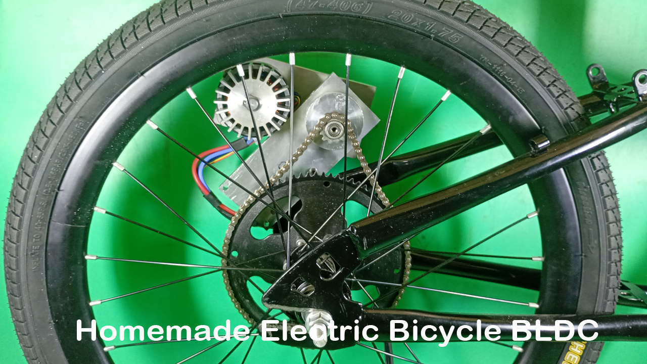 Homemade Electric Bicycle BLDC Brushless DC Motor DIY Motorbike E-Bike 1