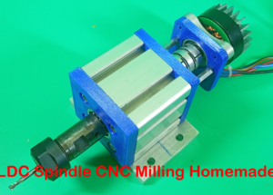BLDC Spindle DIY CNC Milling 3D Printer Machine Homemade