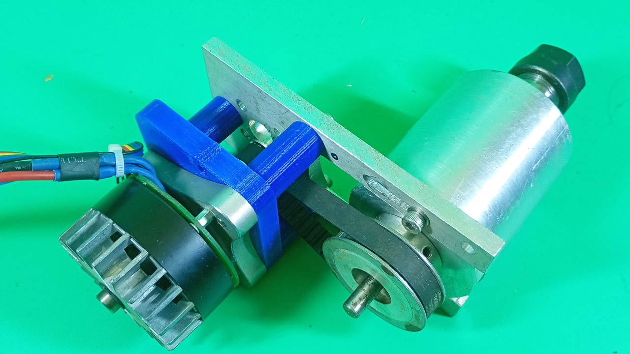 BLDC Spindle ER20 DIY CNC Milling 3D Printer Homemade