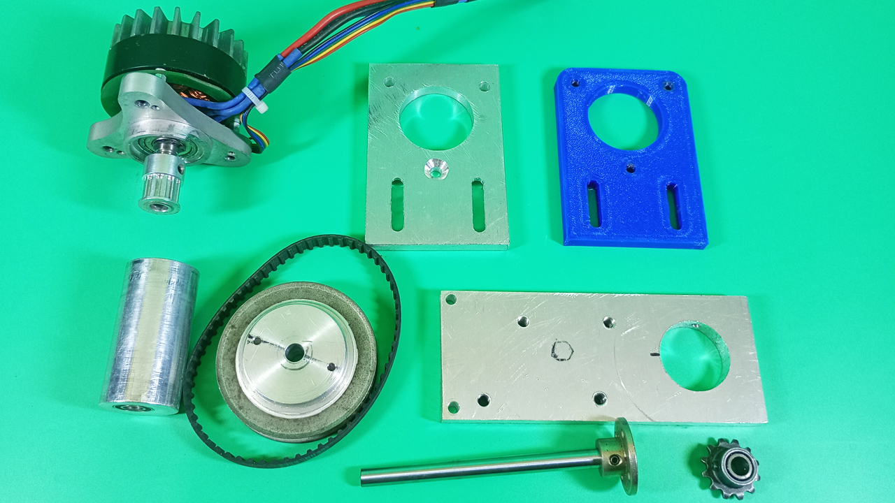 DIY Electric Bicycle BLDC Brushless DC Motor Homemade E-Bike