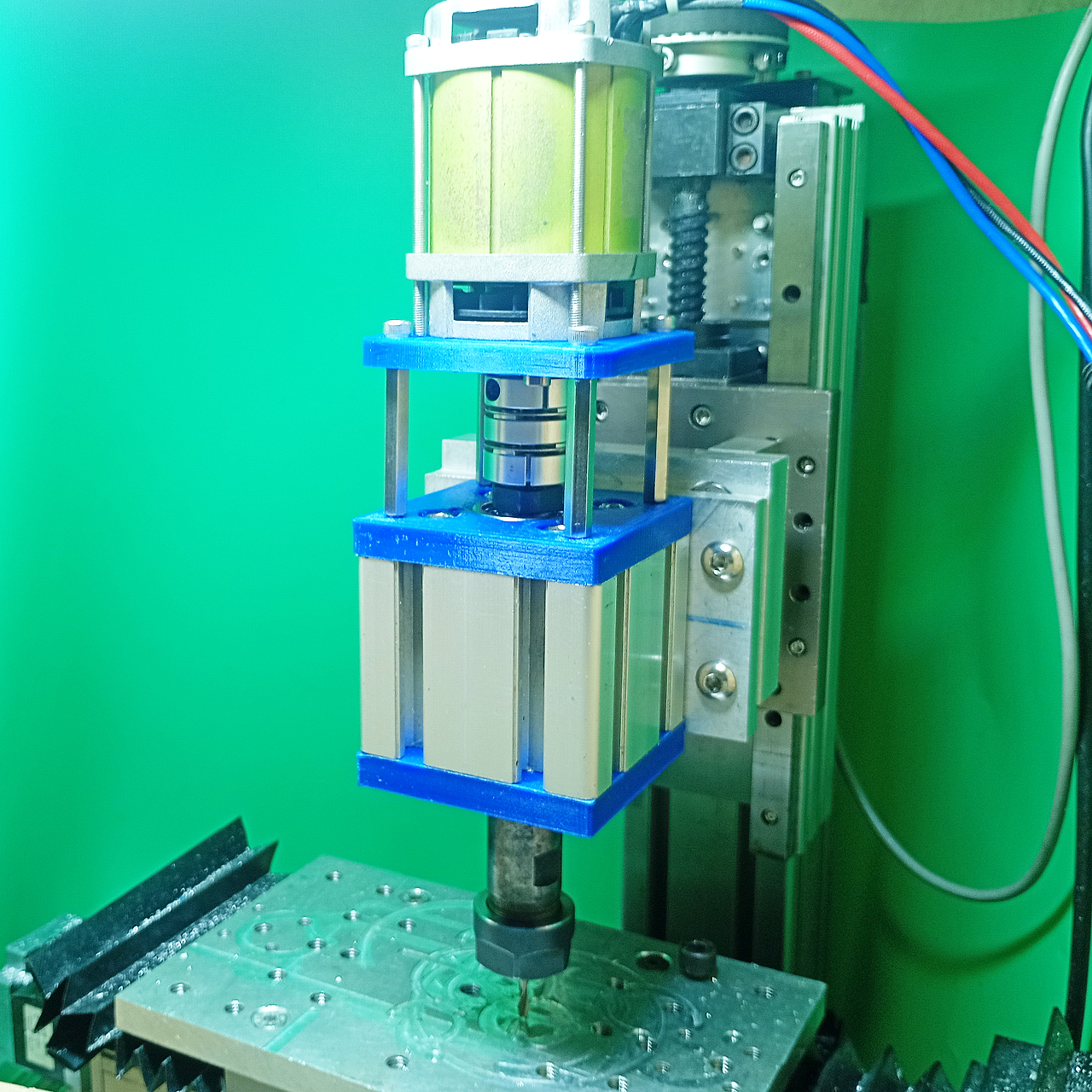 Spindle DIY BLDC CNC Milling 3D Printer Machine Homemade