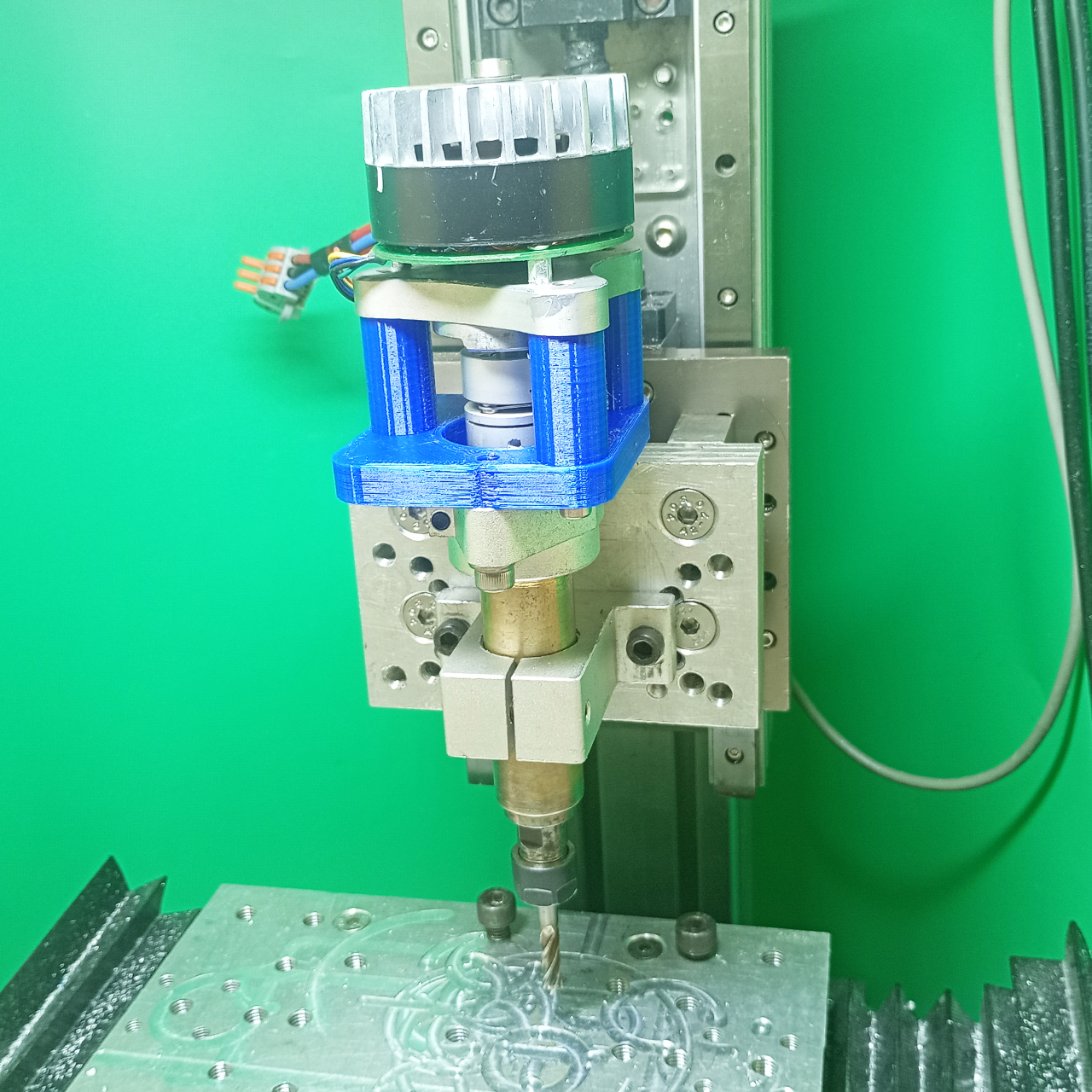BLDC Spindle ER11 DIY CNC Milling 3D Printer Homemade