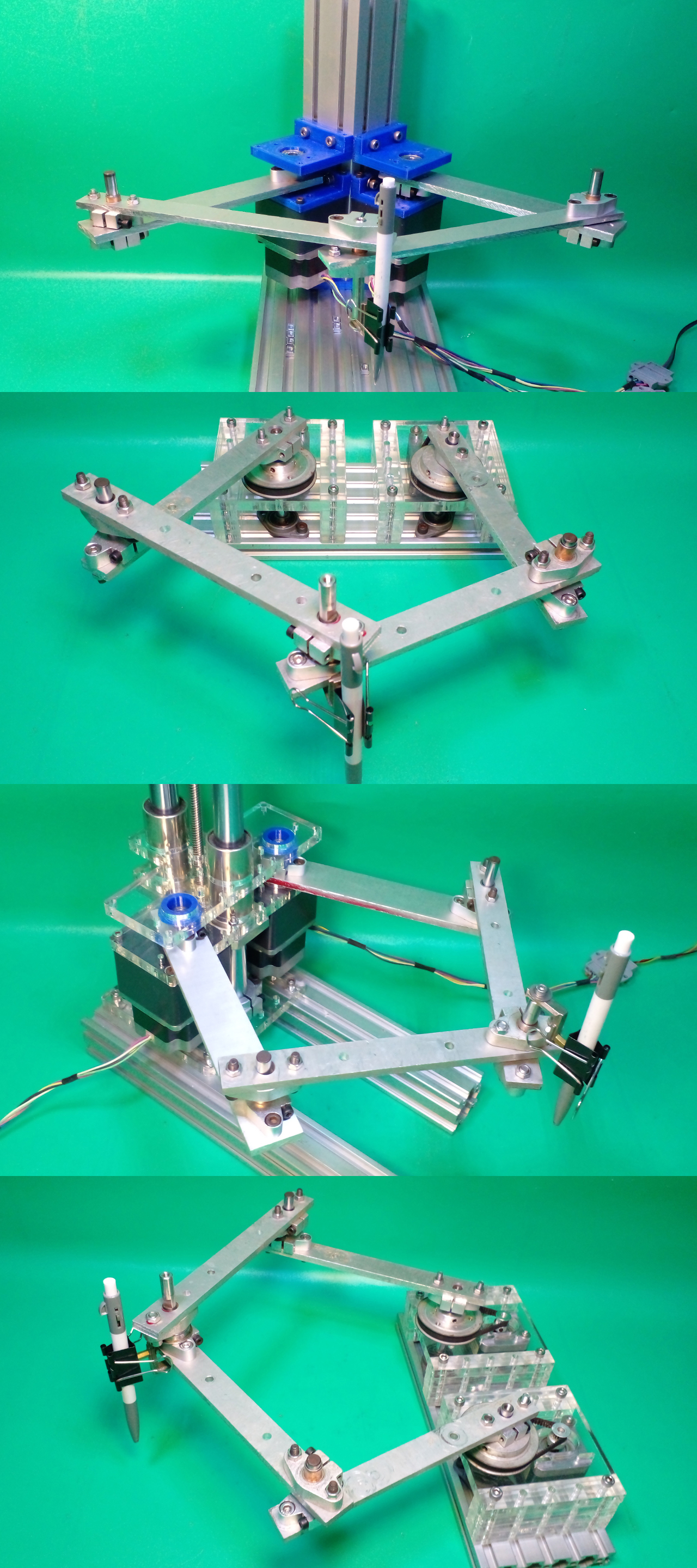 DIY Scara Robot Homemade Parallel Dual Arm Robotic